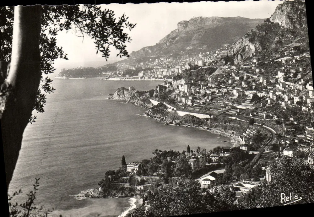 Das Fürstentum Monaco — Ansicht der Spitze von Roquebrune — Editions Rella, n°142 - Vorderseite
