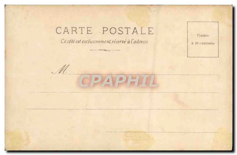 Tänzerin im Bühnenkostüm — H. Manuel, Paris, Serie Nr. 17 - Rückseite