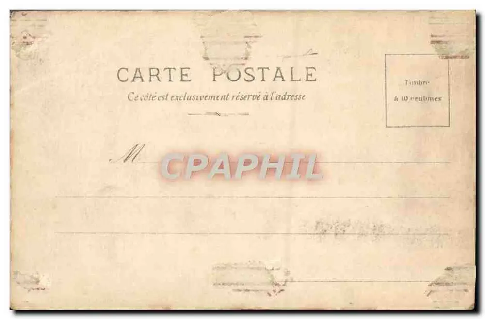 Nackte Frau inmitten von Blumen — S.I.P. 374, Theater — Verlag S.I.P. Paris - Rückseite