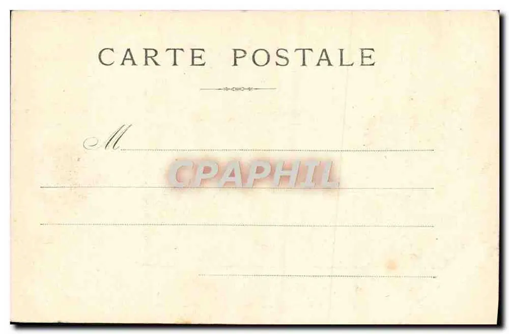 Paris - Les Buttes Chaumont — editor desconhecido, número de série não visível - Verso