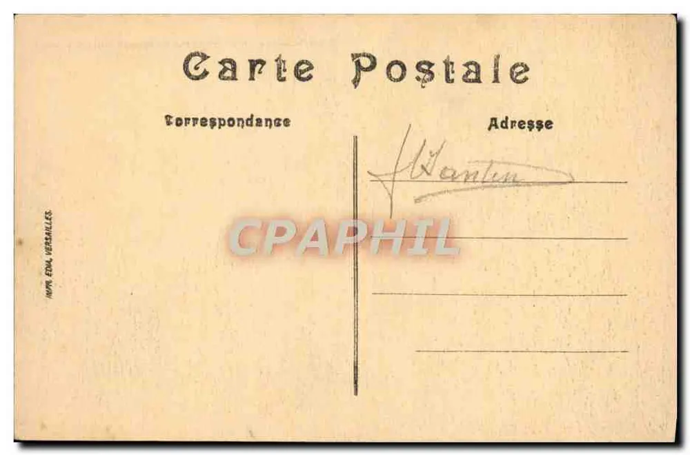 Paris — Die Conciergerie und der Pont au Change — Verlag E. D. Verballes, Nr. 1 - Rückseite