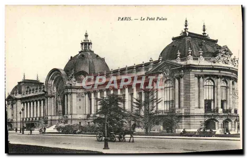 Paris — O Pequeno Palácio — Editor LETVY CIE & CIE, PARIS - Frente