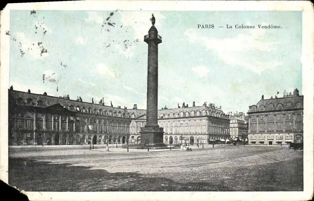 Paris — La Colonne Vendôme — éditeur J.C. PARIS - Frente