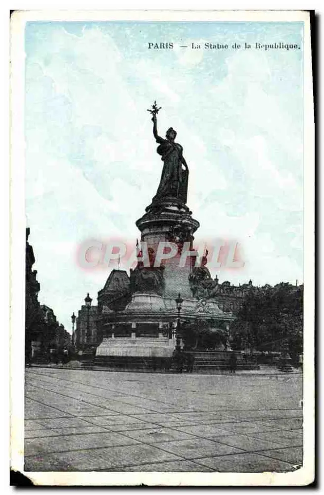 Paris — La Statue de la République — éditeur J.C. PARIS - Frente