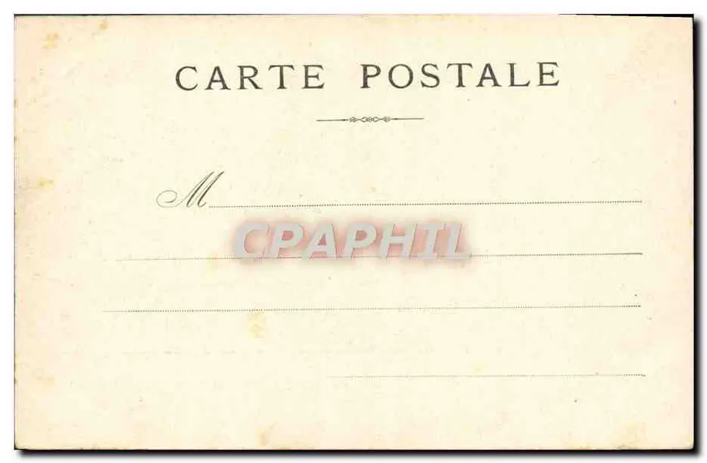 Paris — Opéra Garnier — éditeur imprimeur non visible - Verso