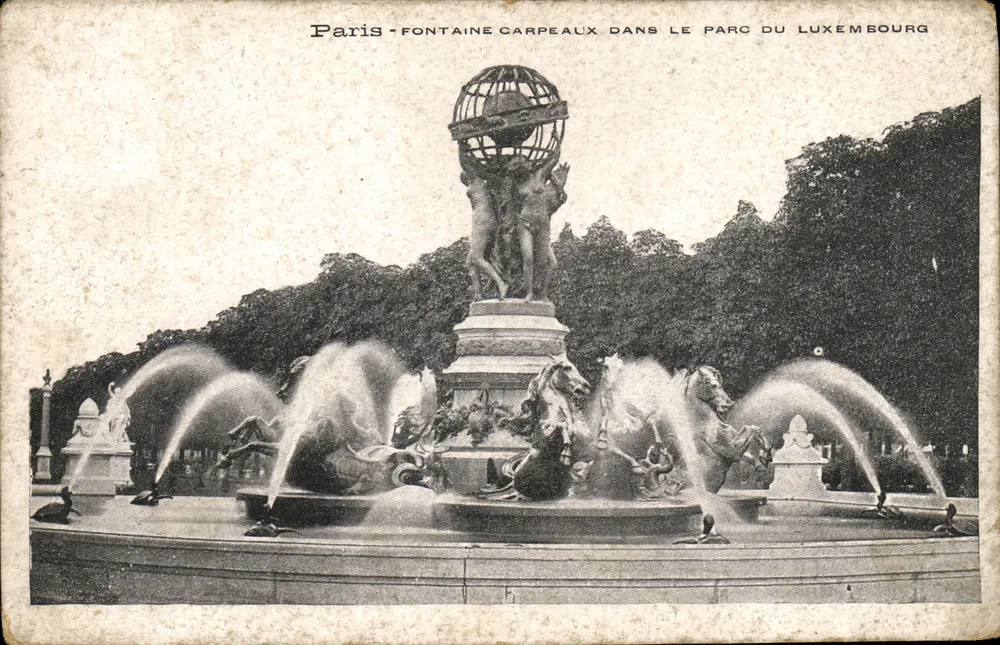 Paris - Fontaine Carpeaux im Luxembourg-Park — unbekannte Ausgabe - Vorderseite