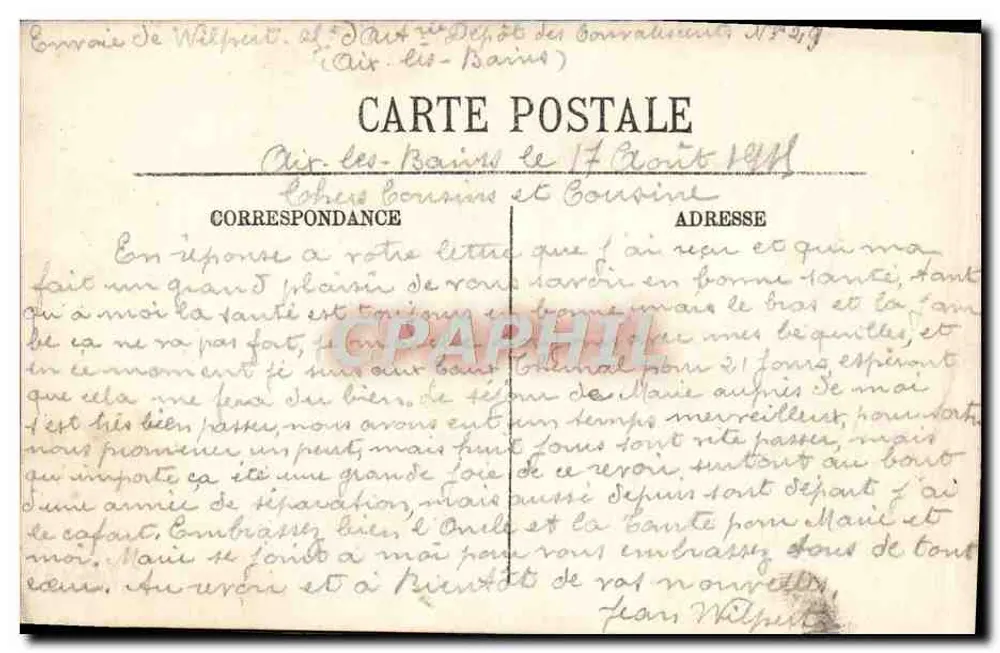 MÉGÈVE — A Bela do Bosque — Selecta — LL. — N° 579 - Verso