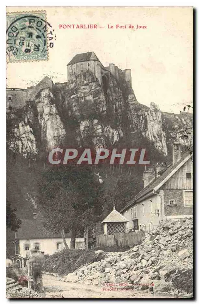 Pontarlier — O Forte de Joux — C. Bell, fot. Pontarlier - Frente
