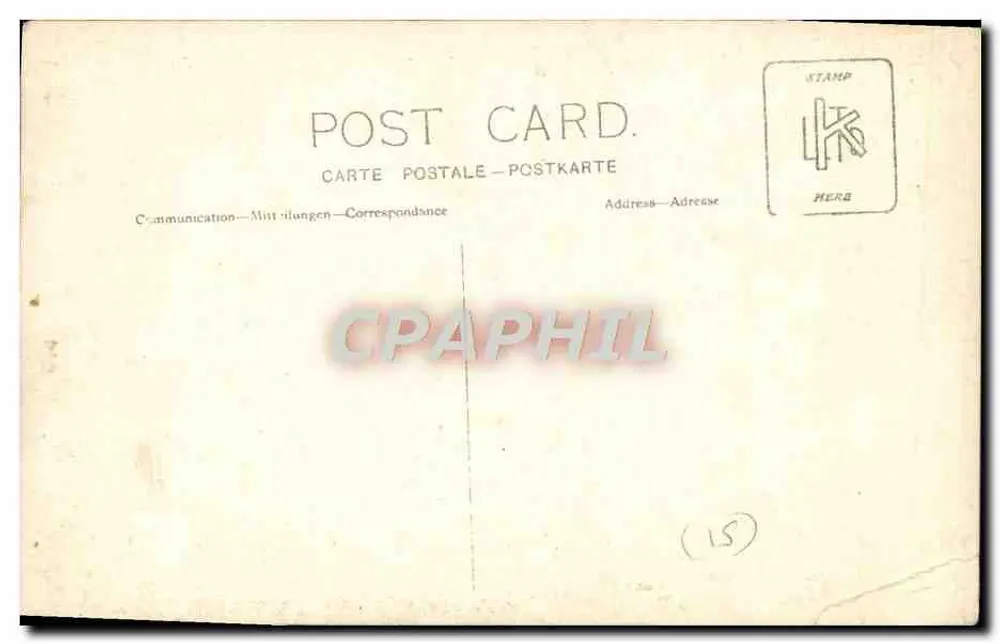 Banois — uitzicht op het dorp in mei 1915 — uitgever HERA - Achterkant