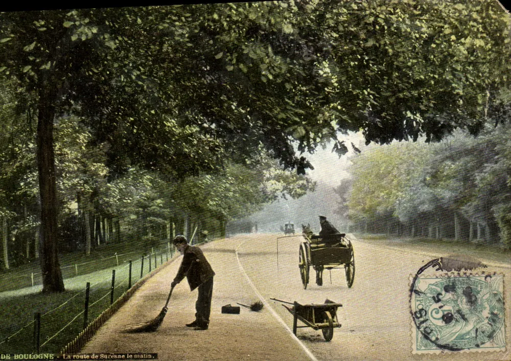 Die Straße nach Suresne am Morgen — DE BOULOGNE — Verlag AQUA-PROTHO - Vorderseite