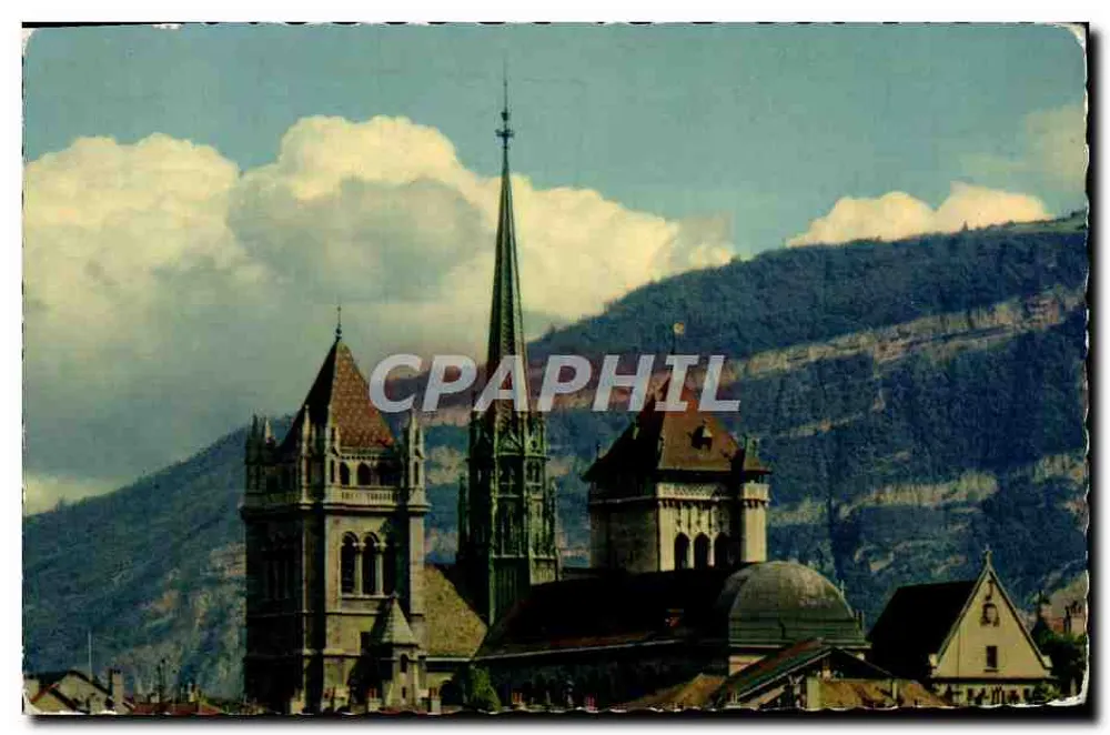 Genf - Die Kathedrale von St-Pierre und der Salève — Éditions Jaeger - Vorderseite