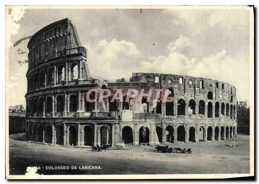 Colisée de Rome — vue extérieure — éditeur LABICANA - Recto
