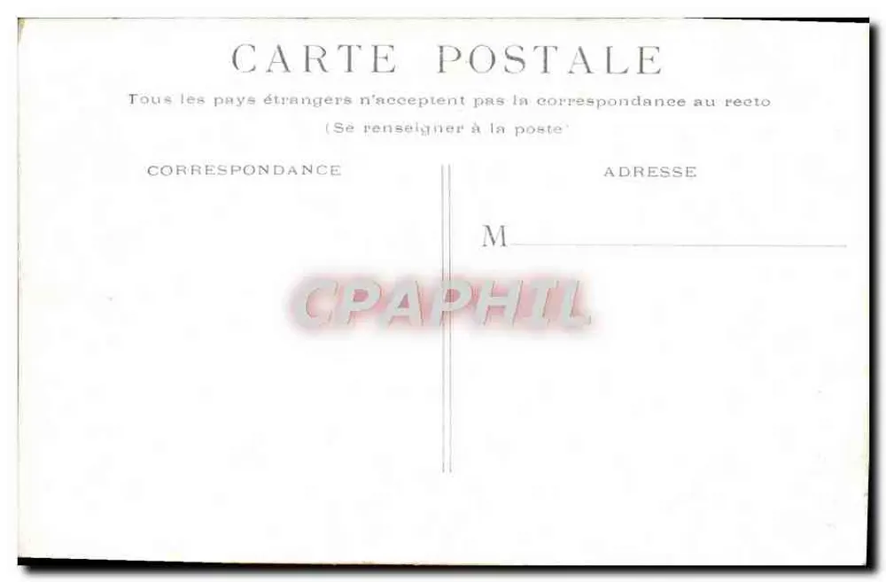 Pergola coberta de vide — Jardim — Carte postale Bilhete postal antigo - Verso