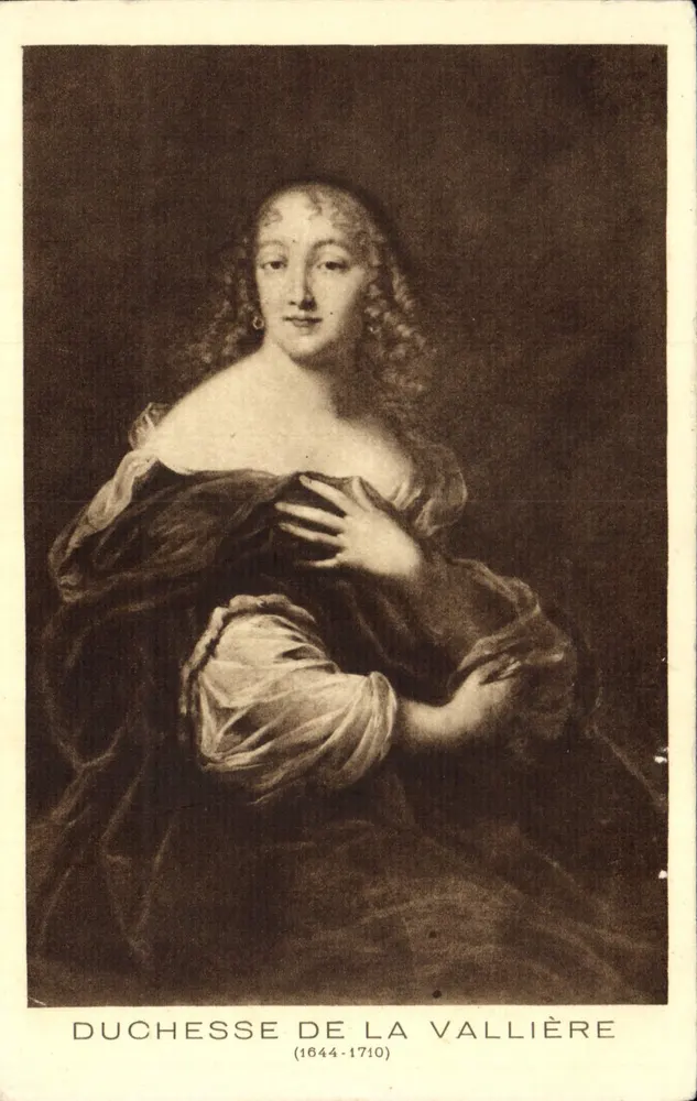 Duquesa de La Vallière — Retrato — Braun & Cie, París - Anverso