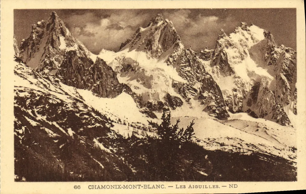 Chamonix-Mont-Blanc — As Agulhas — ND — N° 66 - Frente