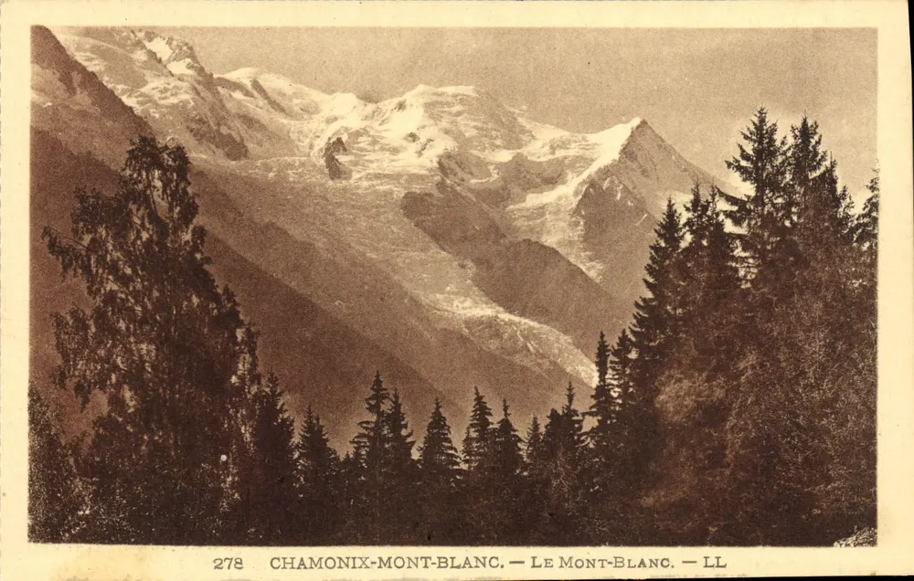 Chamonix-Mont-Blanc — O Mont-Blanc — LL — n° 278 - Frente