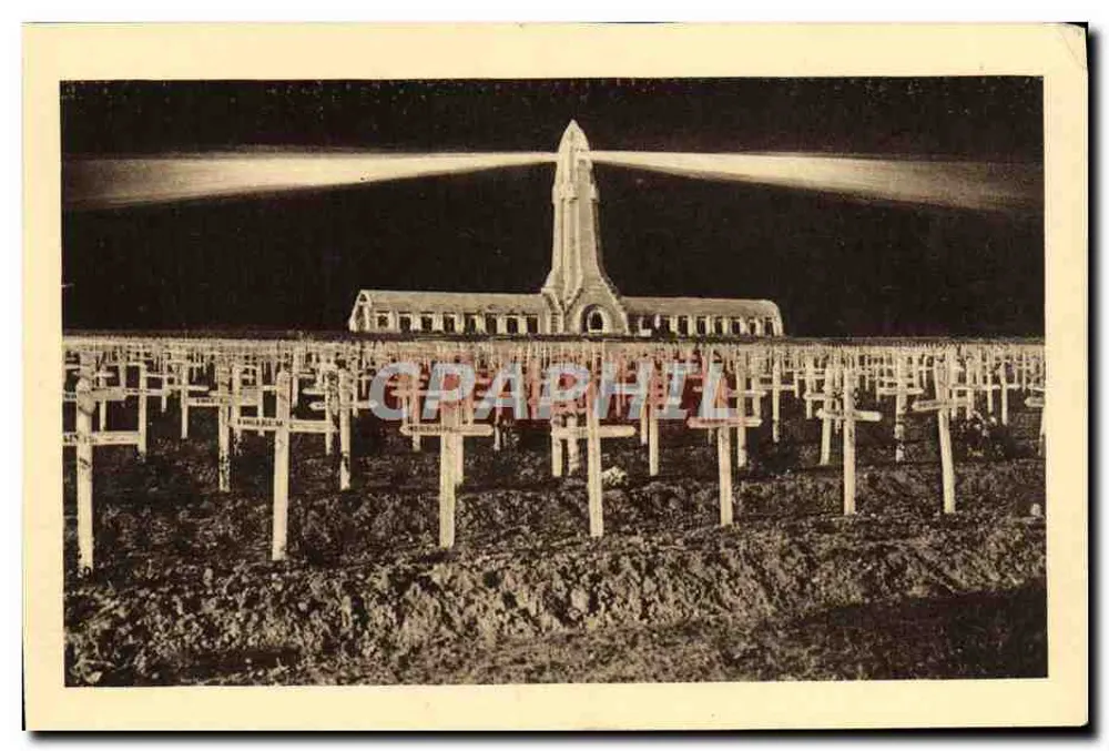 Ossuarium und Leuchtturm von Douaumont — Léon Azéma, Max Edrei und Jacques Hardy, Architekten — Verleger nicht sichtbar - Vorderseite