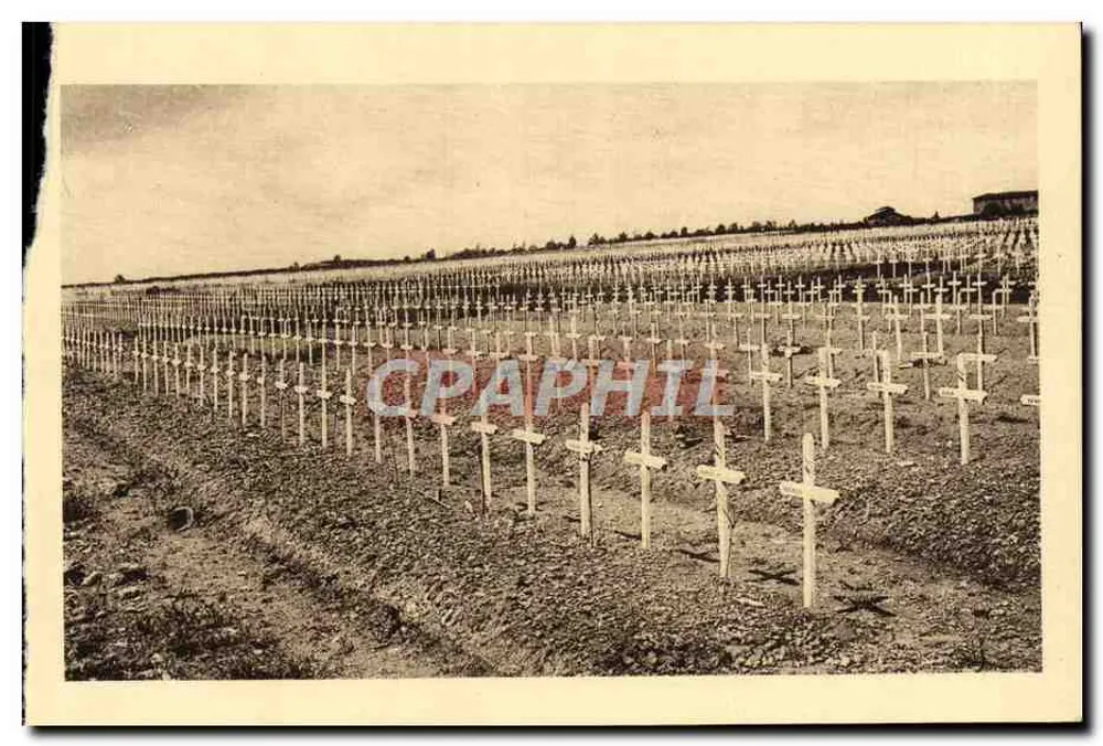 Nationale Friedhof von Douaumont — allgemeiner Blick — Imprimerie des Réunies de Nancy - Vorderseite