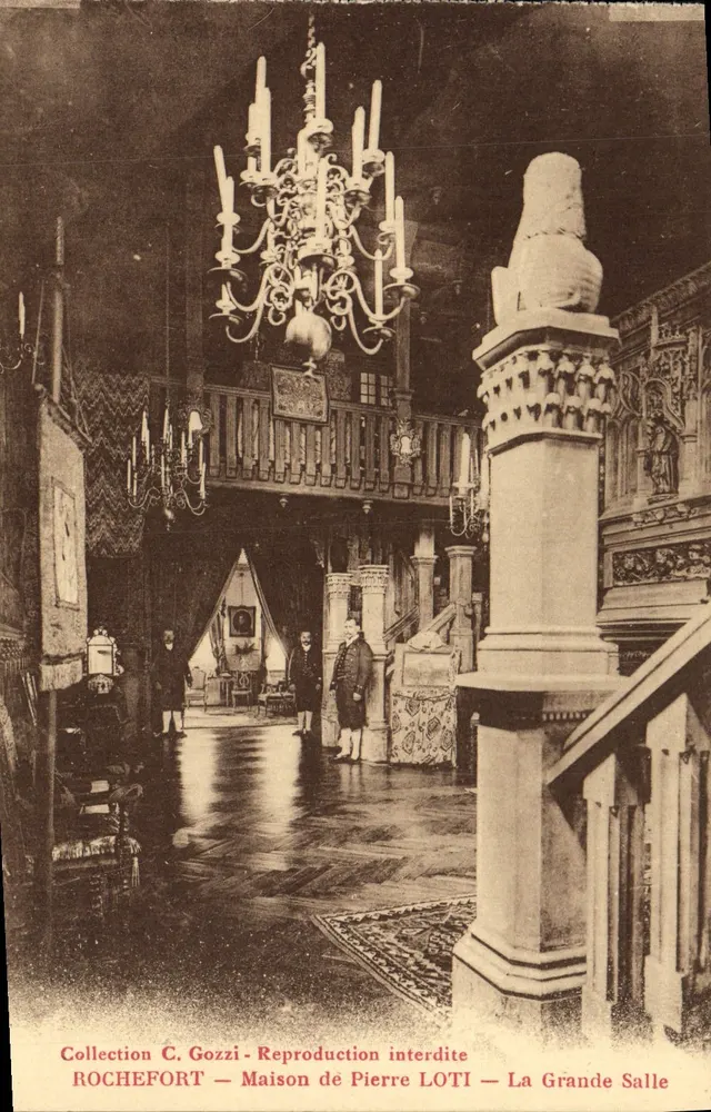 Das Haus von Pierre Loti — Die Große Halle — Sammlung C. Gozzi - Vorderseite