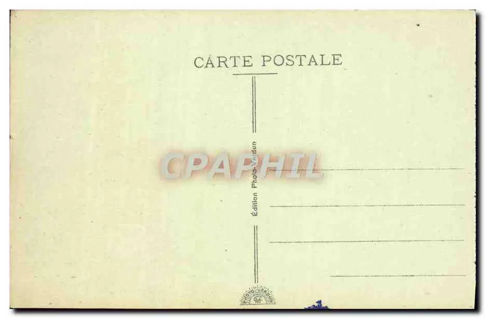 Batalha de Verdun — Ravin da Senhora, apelidado de Ravin da Morte (Visão tirada das Carrières d'Haudromont) — Edição Photo-Verdun - Verso