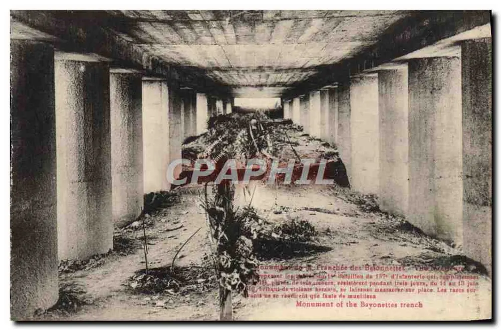 Schützengraben der Bayonnettes — 11. Infanterieregiment — Photo-Verdun-Ausgabe - Vorderseite