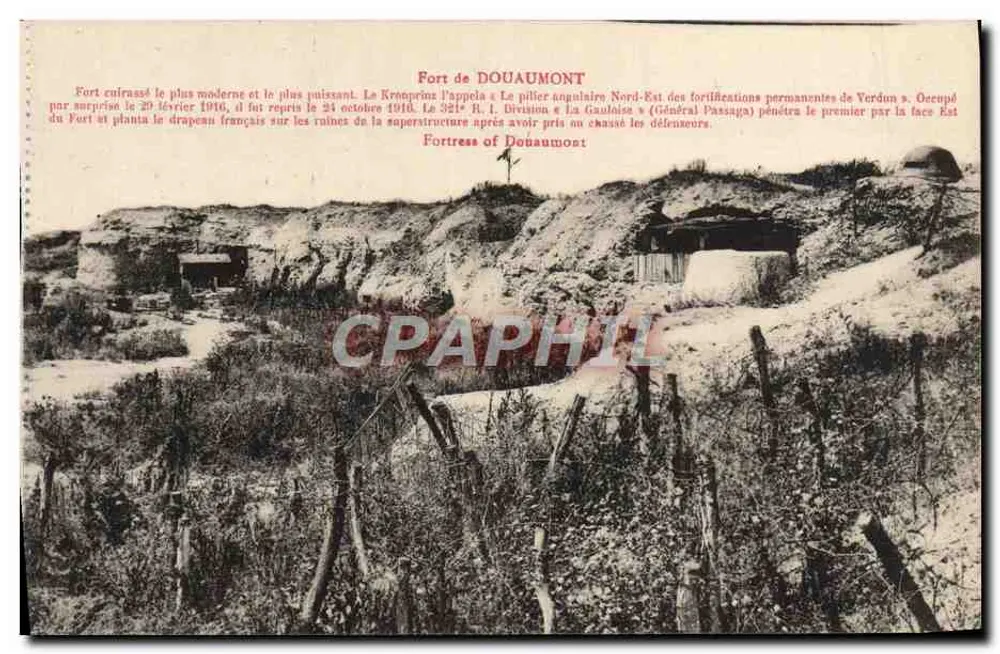 Fort de Douaumont — tomada francesa em outubro de 1916 — Edição Photo-Verdun - Frente