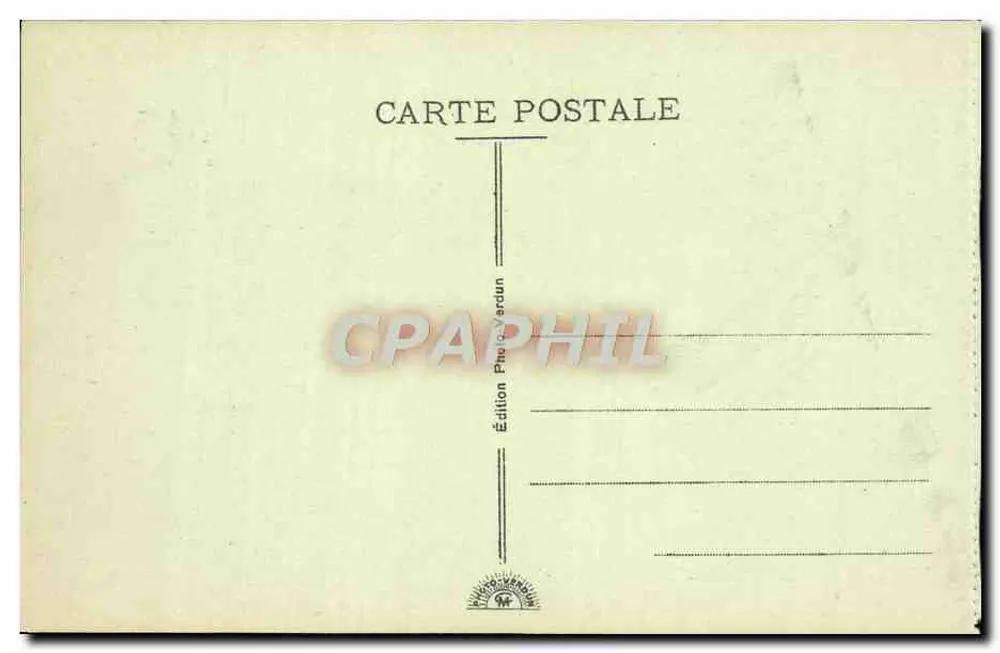 Fort de Douaumont — tomada francesa em outubro de 1916 — Edição Photo-Verdun - Verso