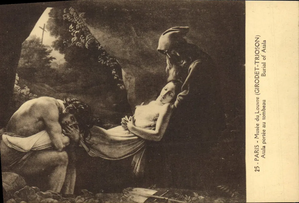 Atala - Bestattung der Atala — Musée du Louvre — Girodet-Trioson - Vorderseite