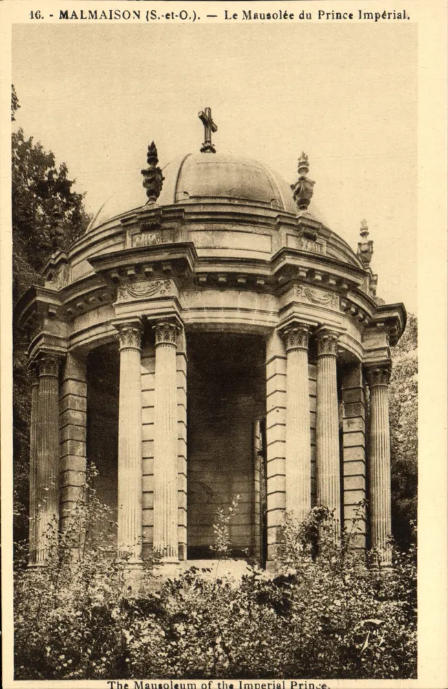 Malmaison (S.-et-O.) — O Mausoléu do Príncipe Imperial — A. Leconte, Paris - Frente