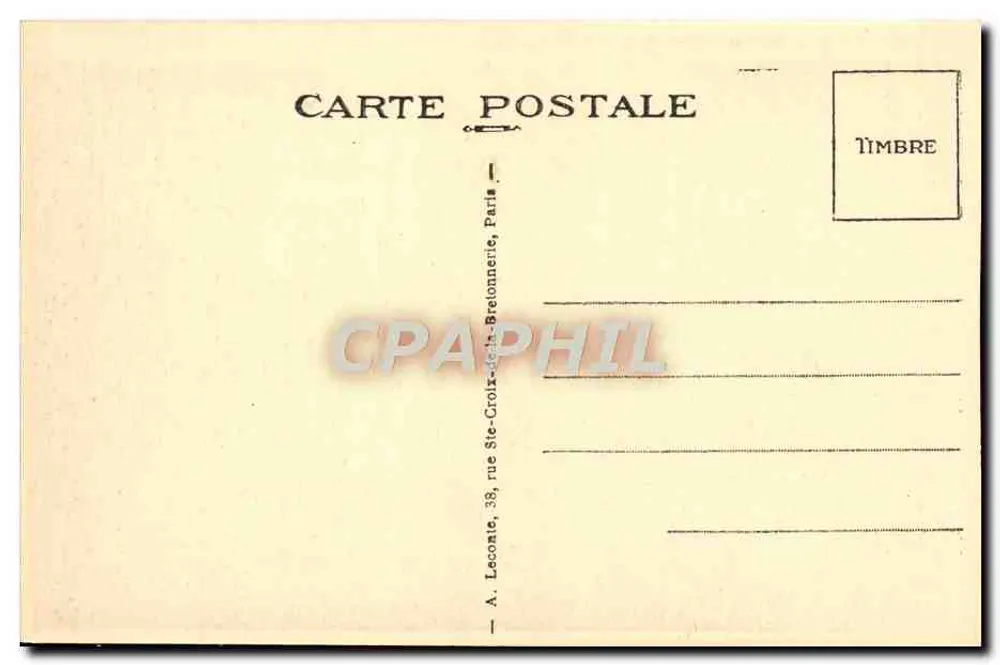 Malmaison (S.-et-O.) — O Mausoléu do Príncipe Imperial — A. Leconte, Paris - Verso