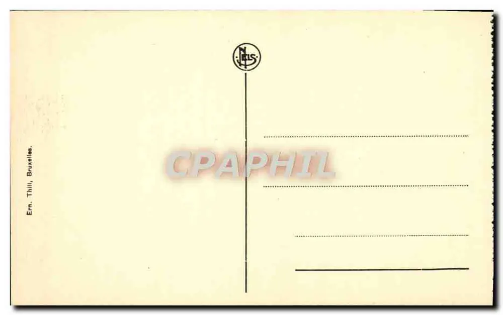 Porta de Gand — editor NLS, série não numerada - Verso