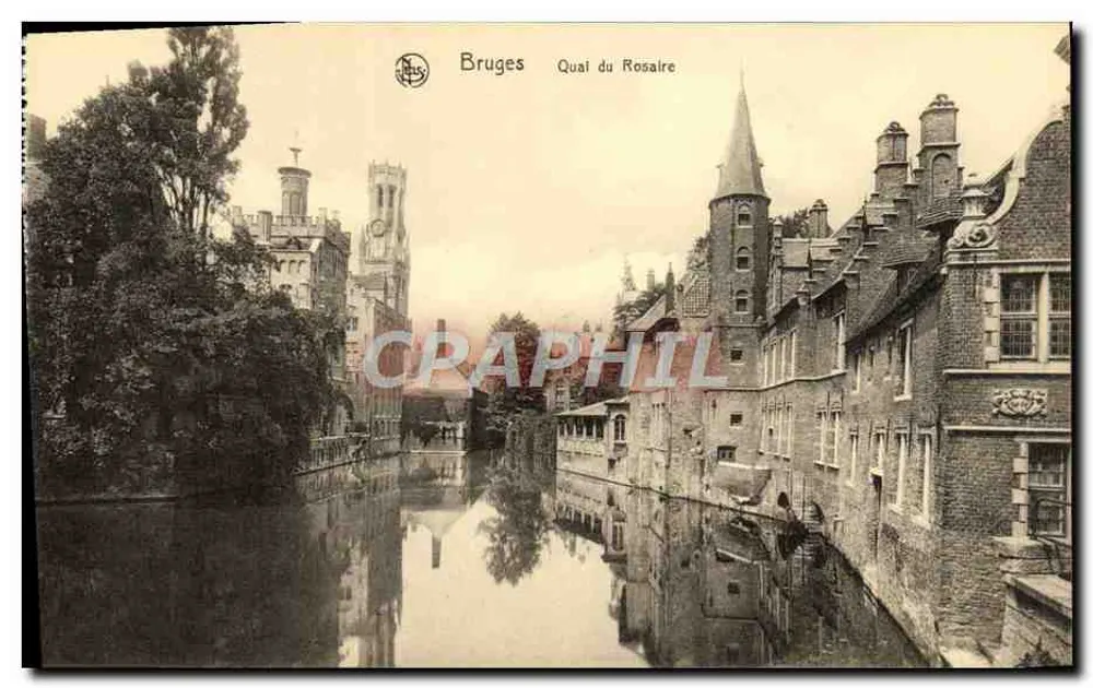 Bruges — Quai du Rosalire — NLS - Frente