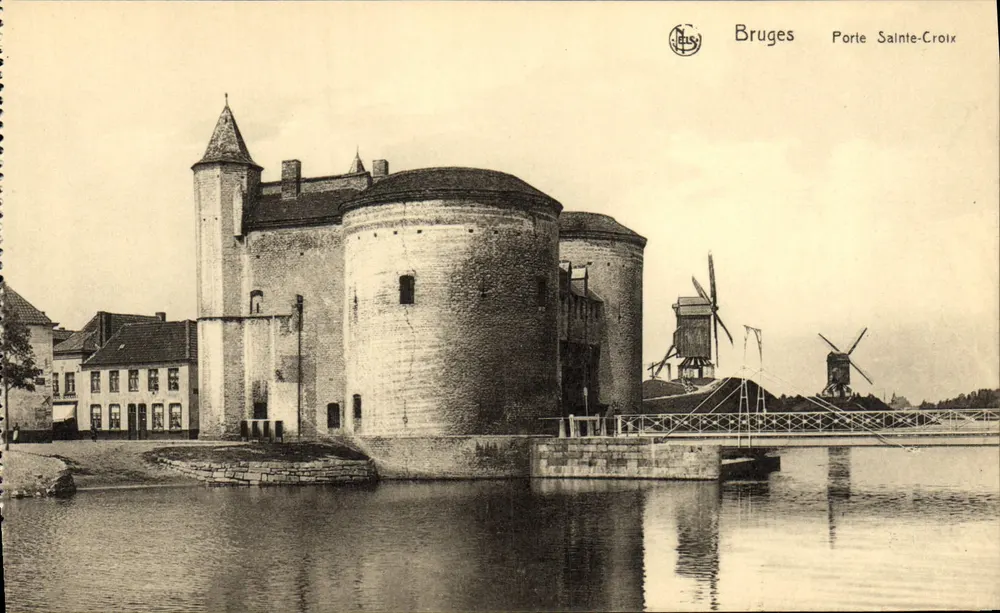 Brügge Tor Sainte-Croix — Verlag NLS, nicht nummerierte Serie - Vorderseite