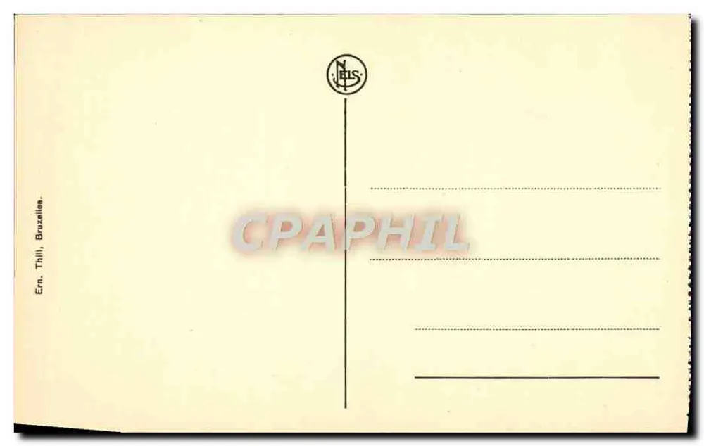 Brügge — Hôpital Saint-Jean — Ansicht des Kanals und gotischer Gebäude — Verlag NLS - Rückseite