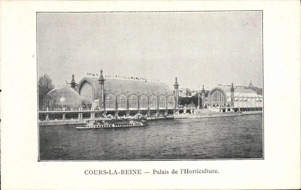 COURS-LA-REINE — Palast der Floristik. - Vorderseite
