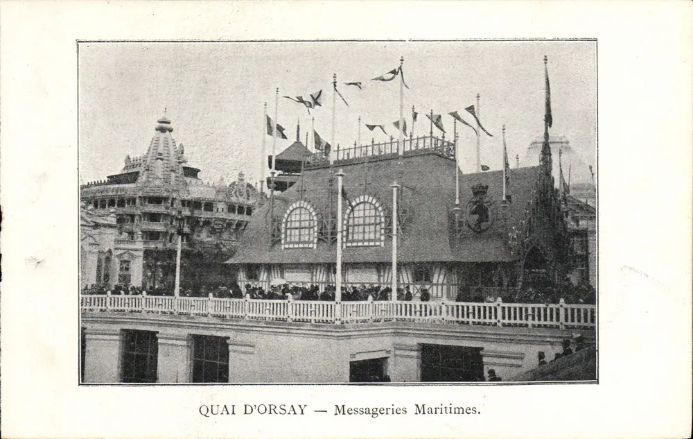 Quai d'Orsay — Messageries Maritimes - Vorderseite