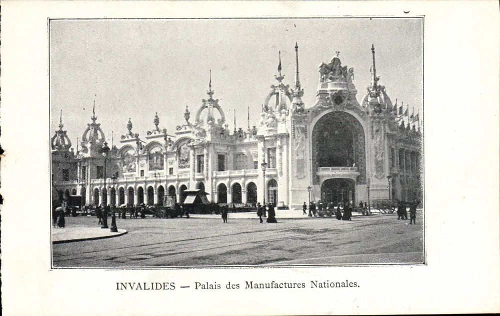 Invalides — Palais der Nationalen Manufakturen. — Verleger: A. Lévy, n° 1234 - Vorderseite