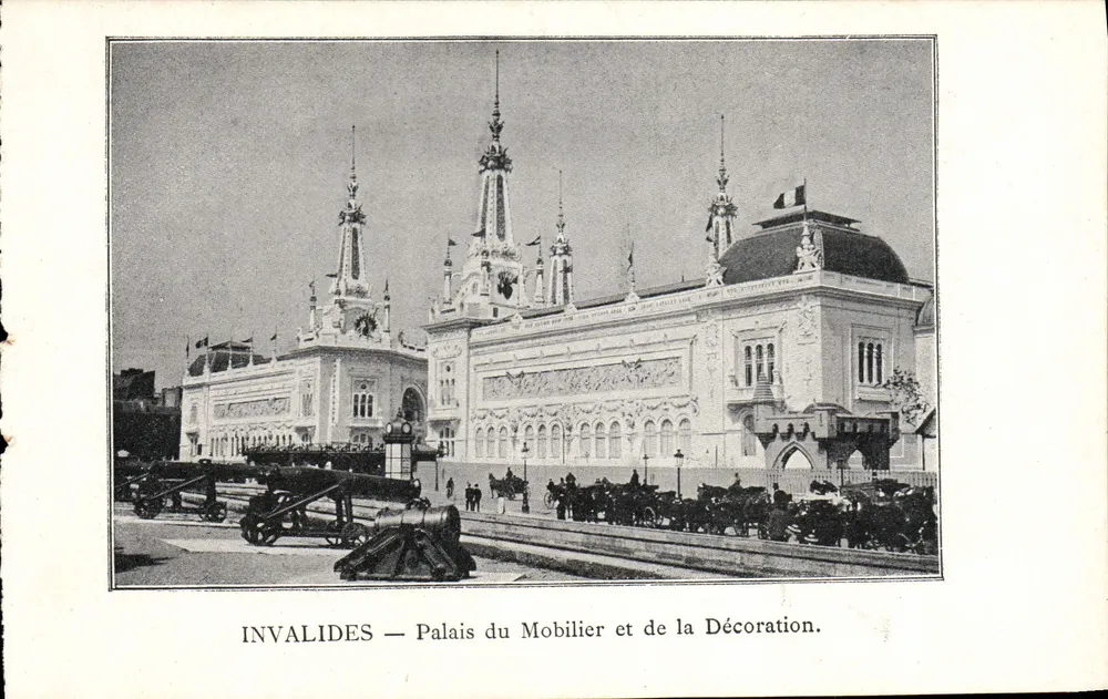 Invalides — Palais du Mobilier et de la Décoration — Verleger: Drucker nicht auf der Karte sichtbar - Vorderseite