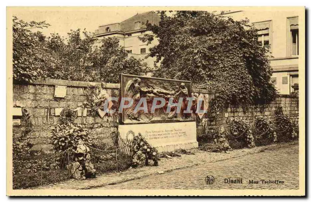 Monumento aos Mortos de Djaant — Museu Tschoffen — editor Neils, Bruxelas - Frente