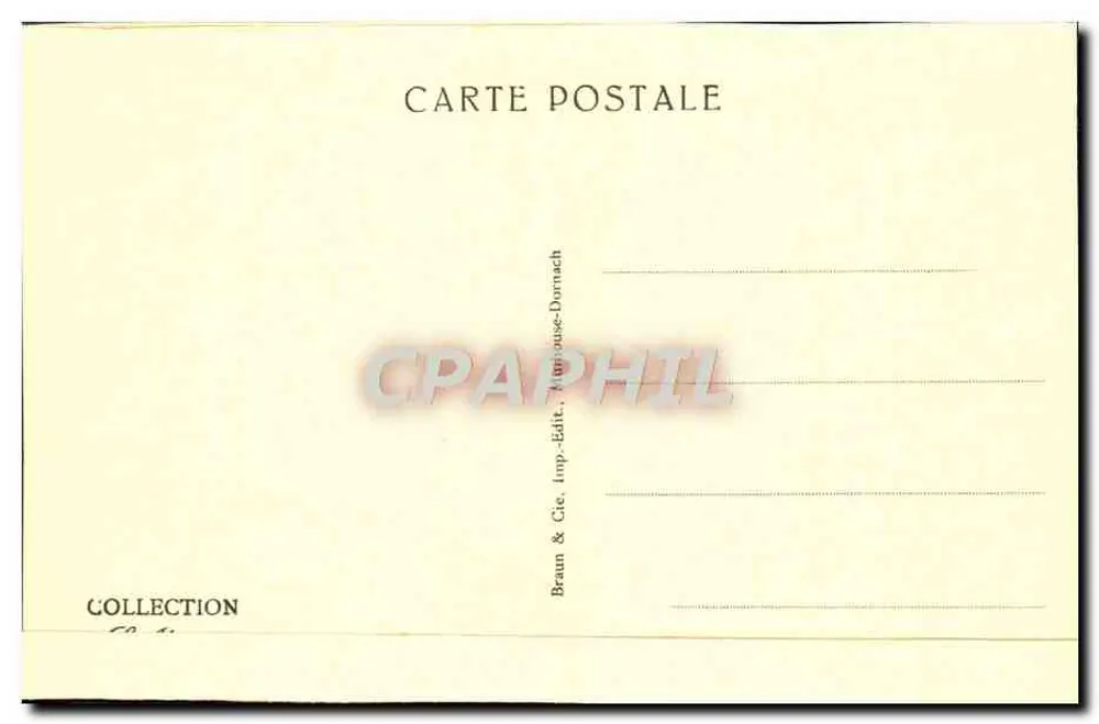 Graufthal – Habitações na Rocha – Braun & Cie, Dornach - Verso