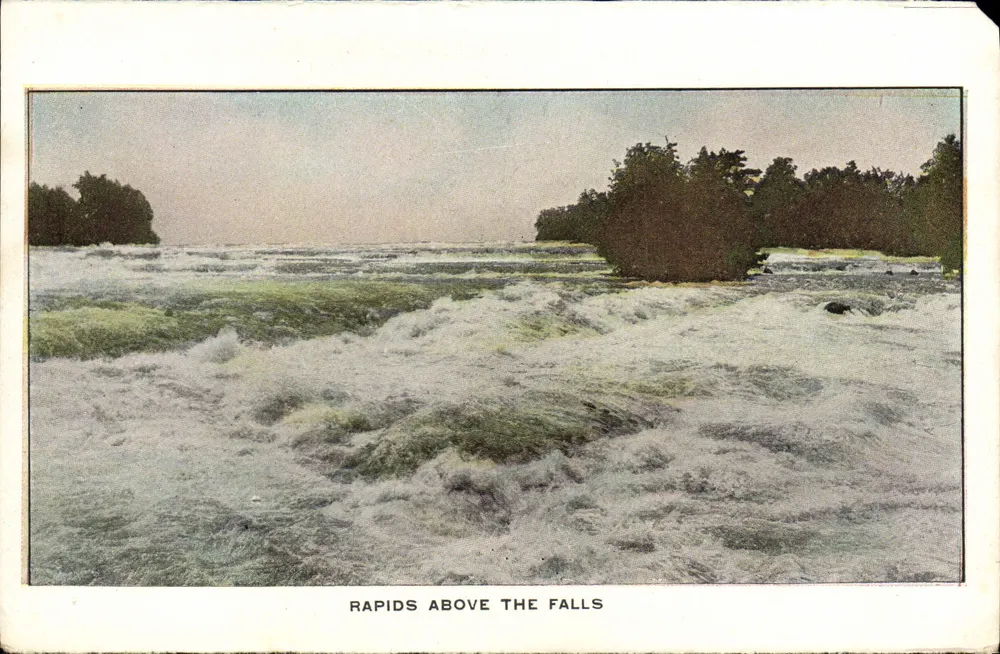 Rapids Above the Falls — Der Schlund und die Whirlpool-Rapids - Vorderseite