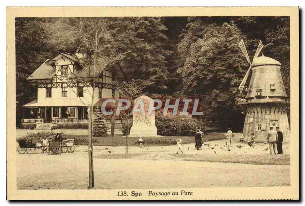 Spa - Paisagem no Parque — editor Rhône-St-Guillaume, n° 138 - Frente