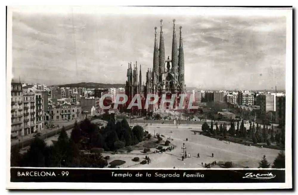 Barcelona - 99 — Tempel der Sagrada Familia — Zarikovitch - Vorderseite