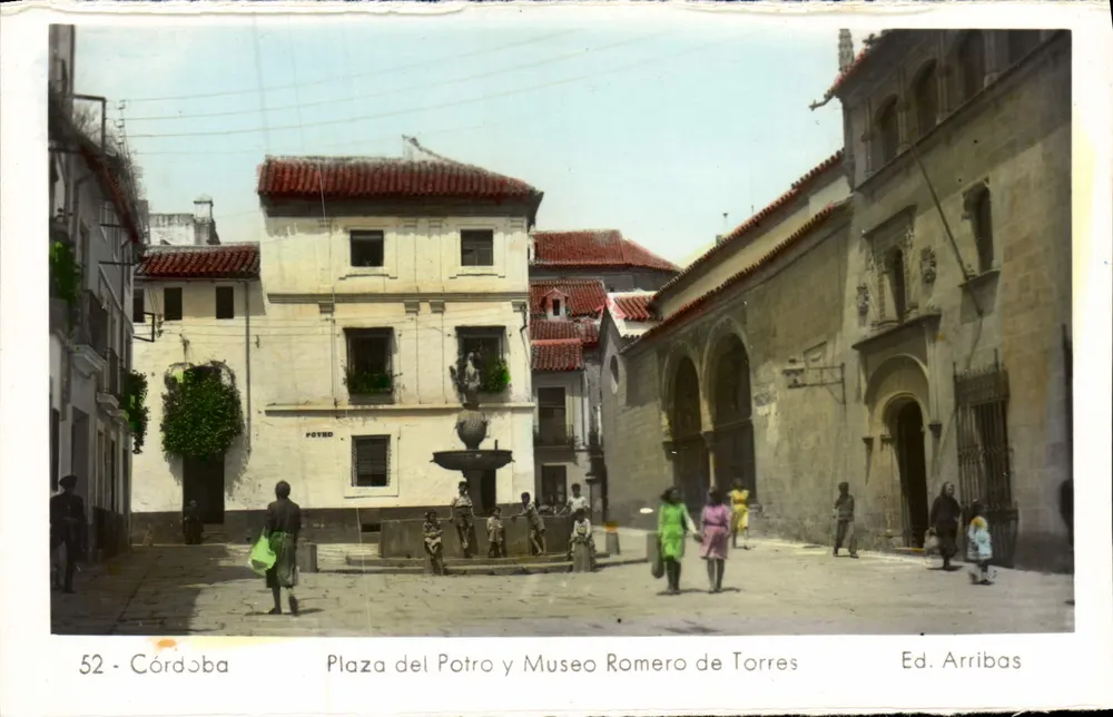 Plaza del Potro y Museo Romero de Torres — Córdoba — Ed. Arribas n° 52 - Vorderseite