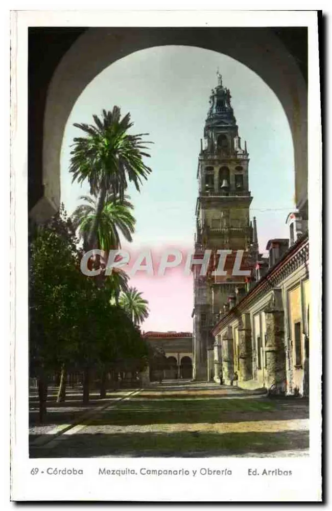 Córdoba - Mosche, Glockenturm und Werkstatt — Ed. Arribas n° 69 - Vorderseite