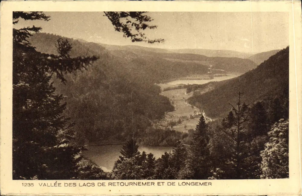 Tal der Seen Retournemer und Longemer — Collection Les Vosges — n° 1235 - Vorderseite