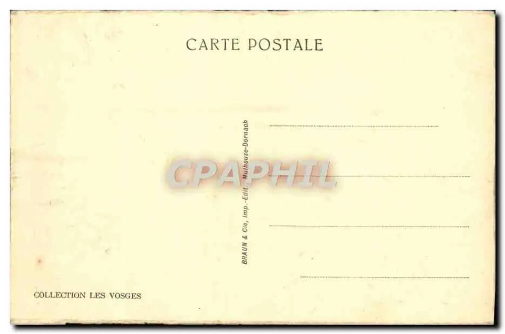 Tal der Seen Retournemer und Longemer — Collection Les Vosges — n° 1235 - Rückseite
