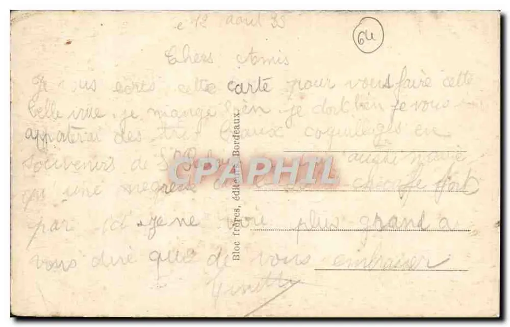 LA GRANDE COTE (Côte d'Argent) — O Poço de Lauture — BR. — N° 269 - Verso