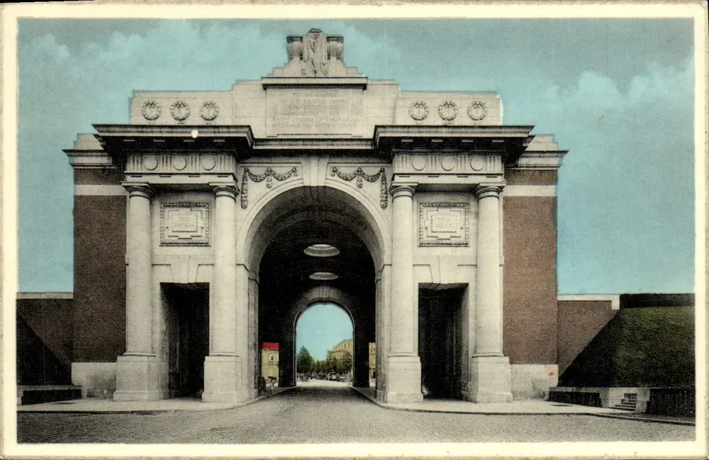 Tor von Menin — Denkmal für britische Helden — Artcolor Brüssel - Vorderseite