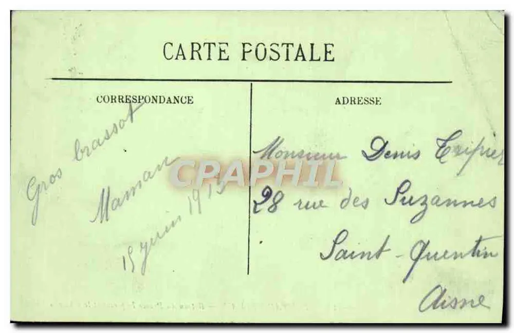 Fontainebleau — Boot des Prinzen Imperial und Schloss — LL. Verlag LL. Nr. 410 - Rückseite
